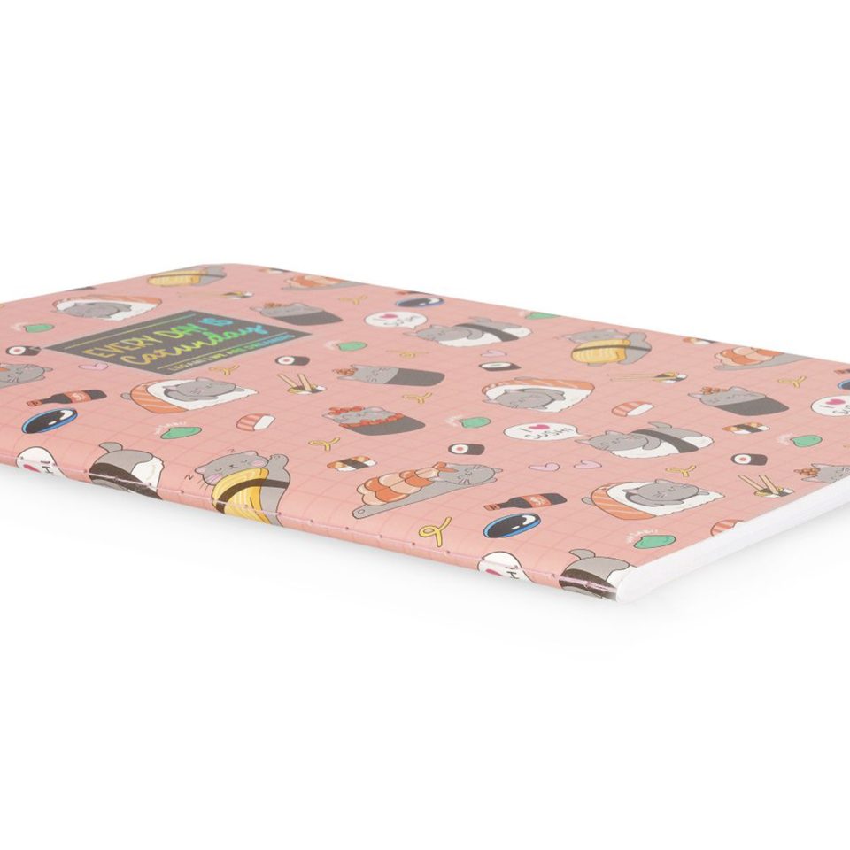Notebook Lined M | Sushi cats - Afbeelding 2